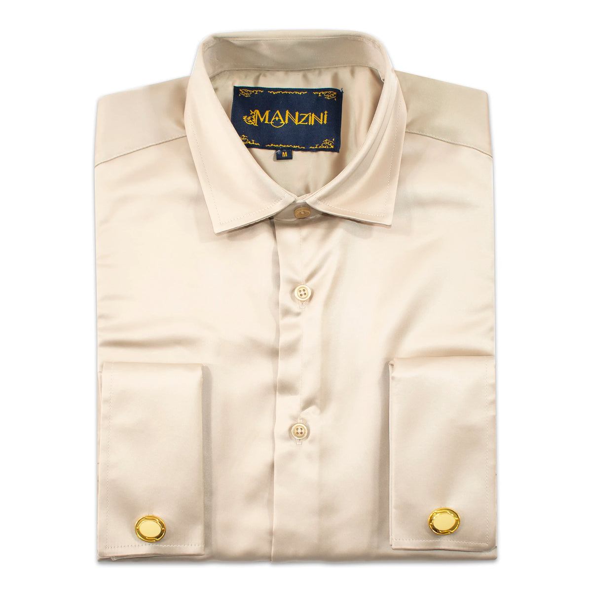 gold dress shirt for men OppoSuits Men's Shirt - Long Sleeve Shirt - Golden Geo Star main image 1