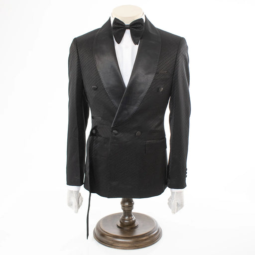 Black Strapped 2-Piece Tailored-Fit Tuxedo