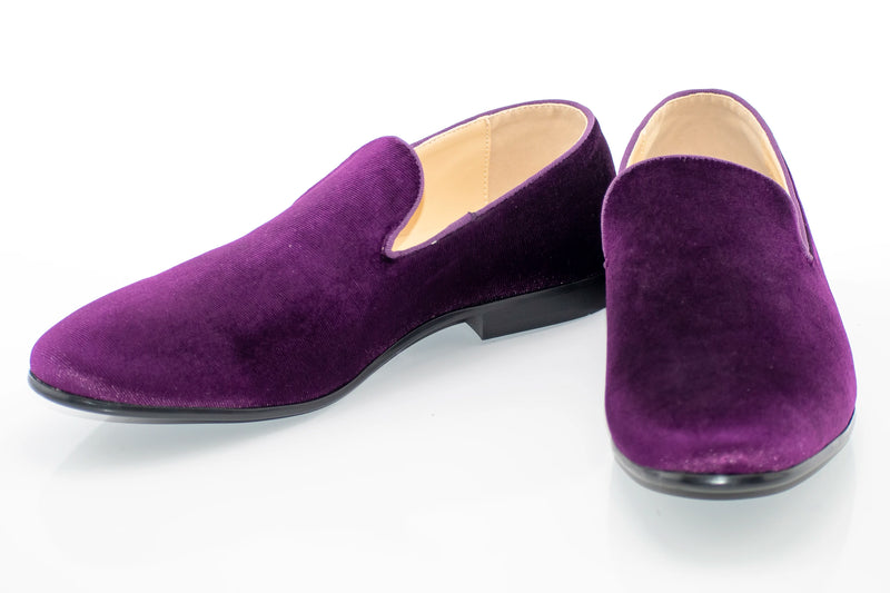Men's Purple Dress Loafer Patent Leather Outsole