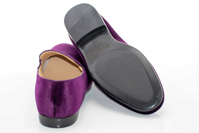 Men's Purple Dress Loafer Patent Leather Outsole