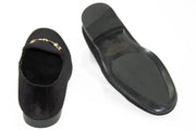 Men's Black Velvet Bit Dress Loafer