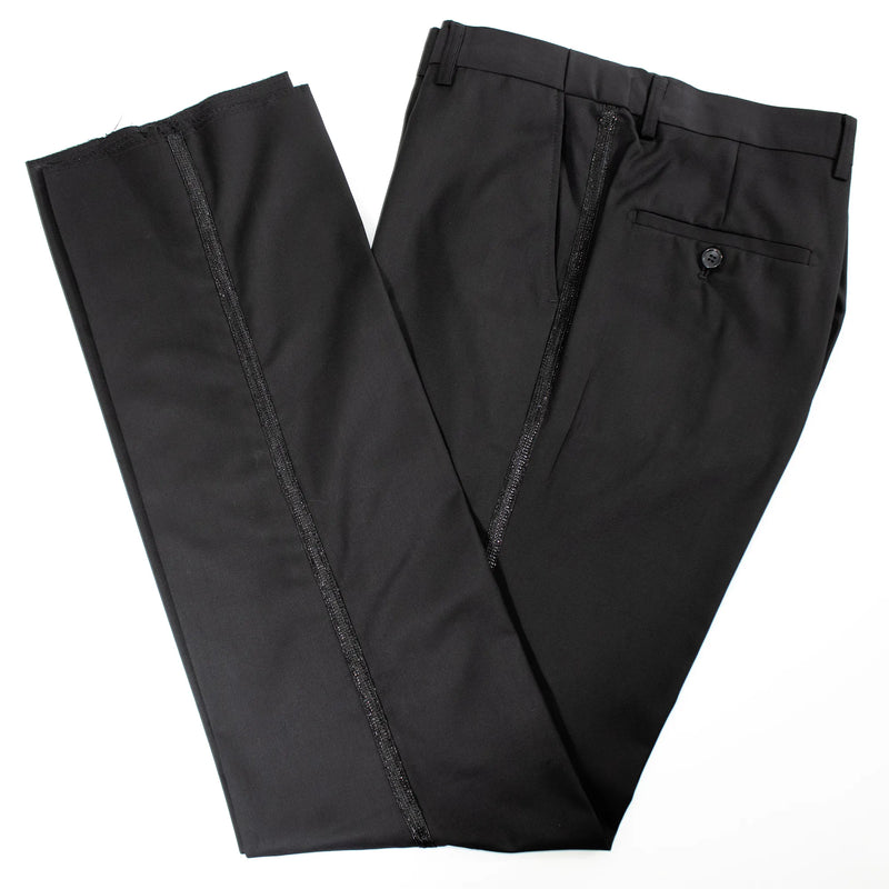 Fuchsia Fancy Woven 3-Piece Slim-Fit Tuxedo