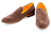 Men's Brown Suede Loafer