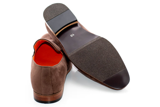 Men's Brown Suede Loafer