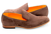 Men's Brown Suede Loafer