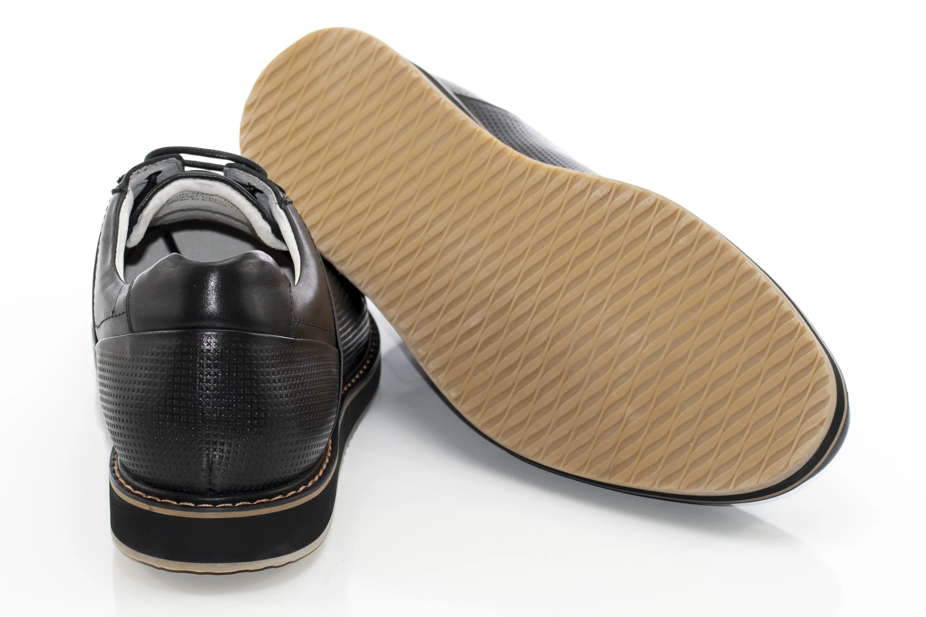 Black Leather Dress Sneaker