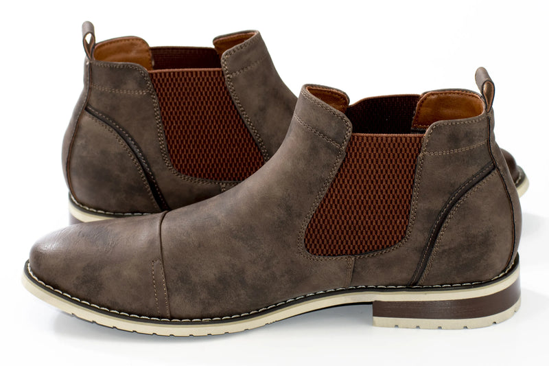 Chestnut Brown Chelsea Boot with Stud