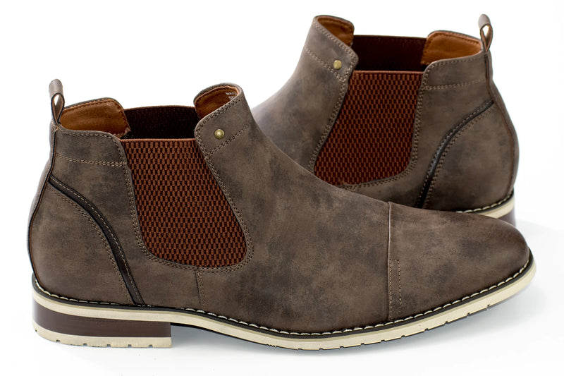 Chestnut Brown Chelsea Boot with Stud