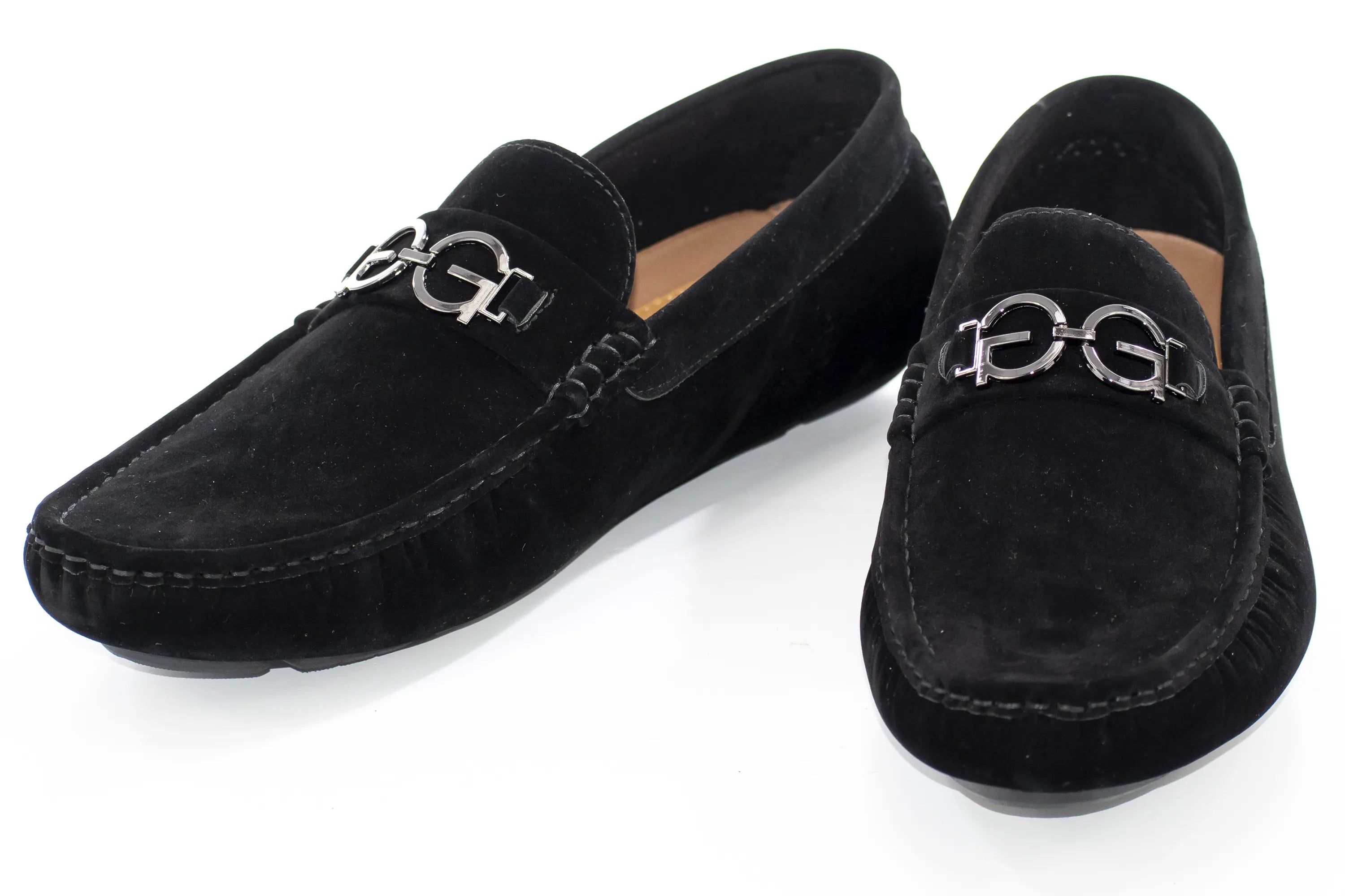 Men's Black Moccasin Stitch Bit Loafer