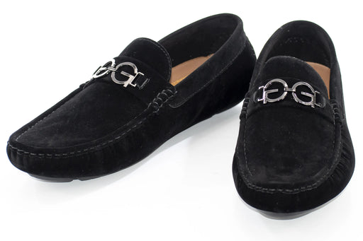 Men's Black Moccasin Stitch Bit Loafer