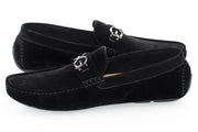 Men's Black Moccasin Stitch Bit Loafer