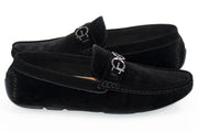 Men's Black Moccasin Stitch Bit Loafer