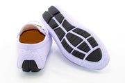 Men's Lavender Purple Crosshatch Bit-Loafer Back, Sole