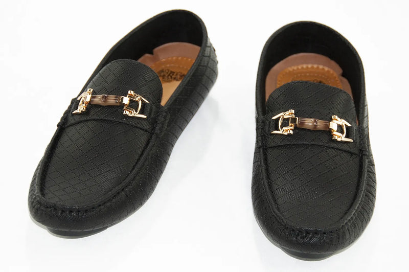 Black Woodbit Driver Loafer