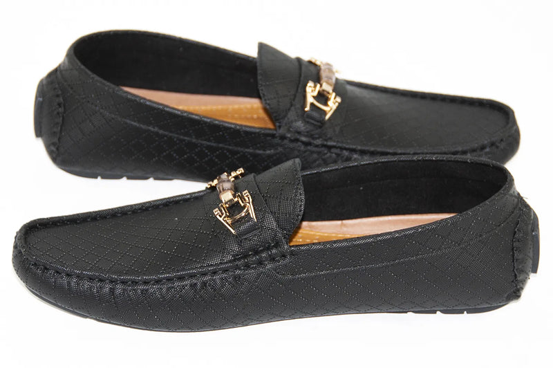 Black Woodbit Driver Loafer