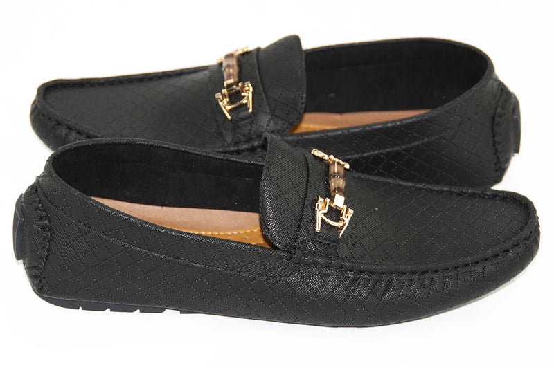 Black Woodbit Driver Loafer