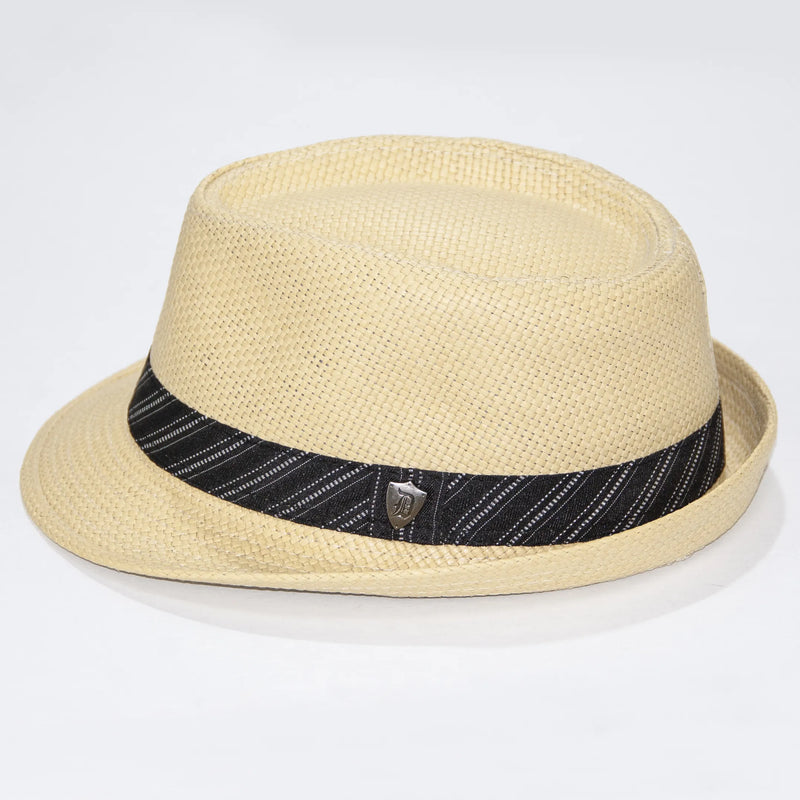 Sand Trilby Style Fedora with Ribbon Band