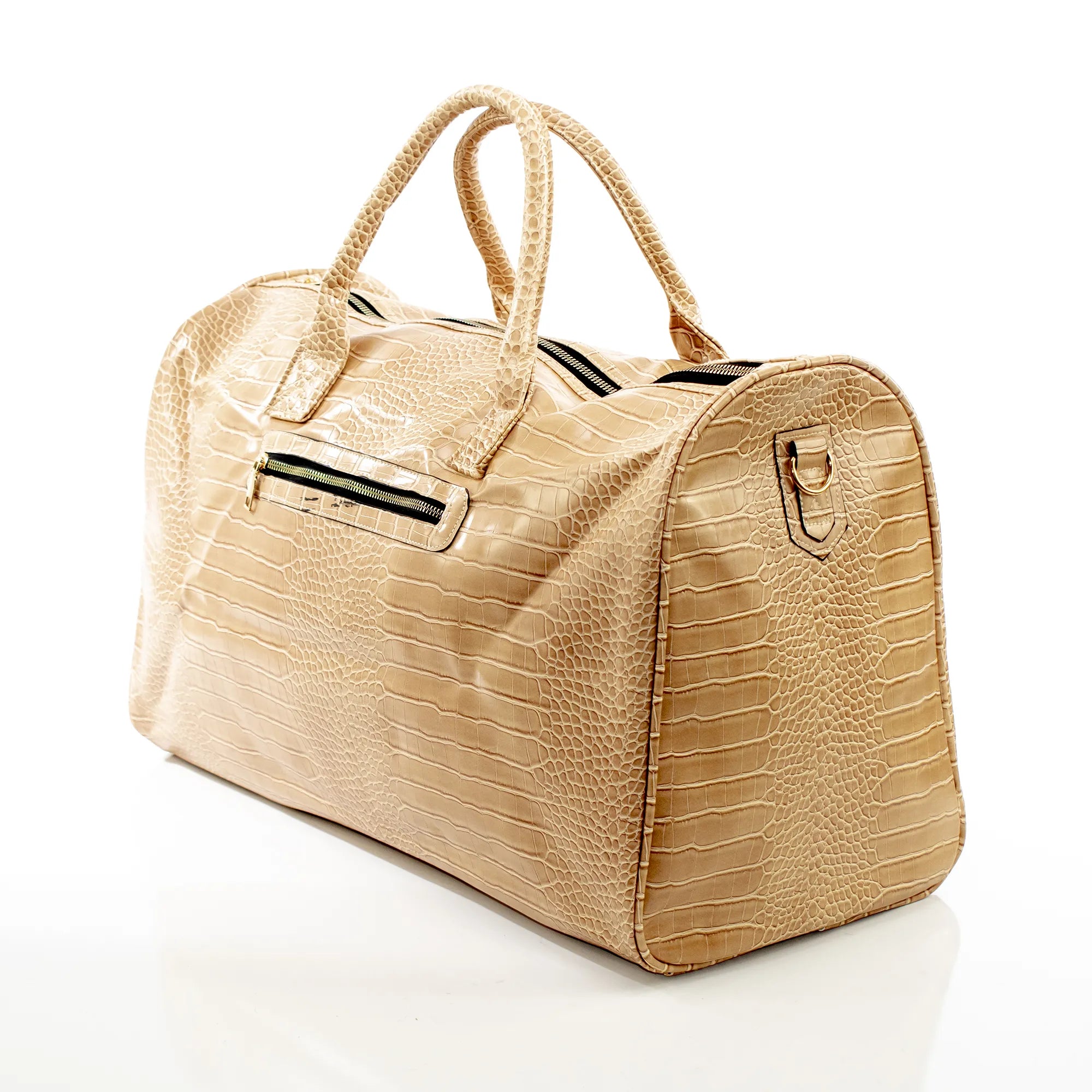 Mocha Leather Travel Bag