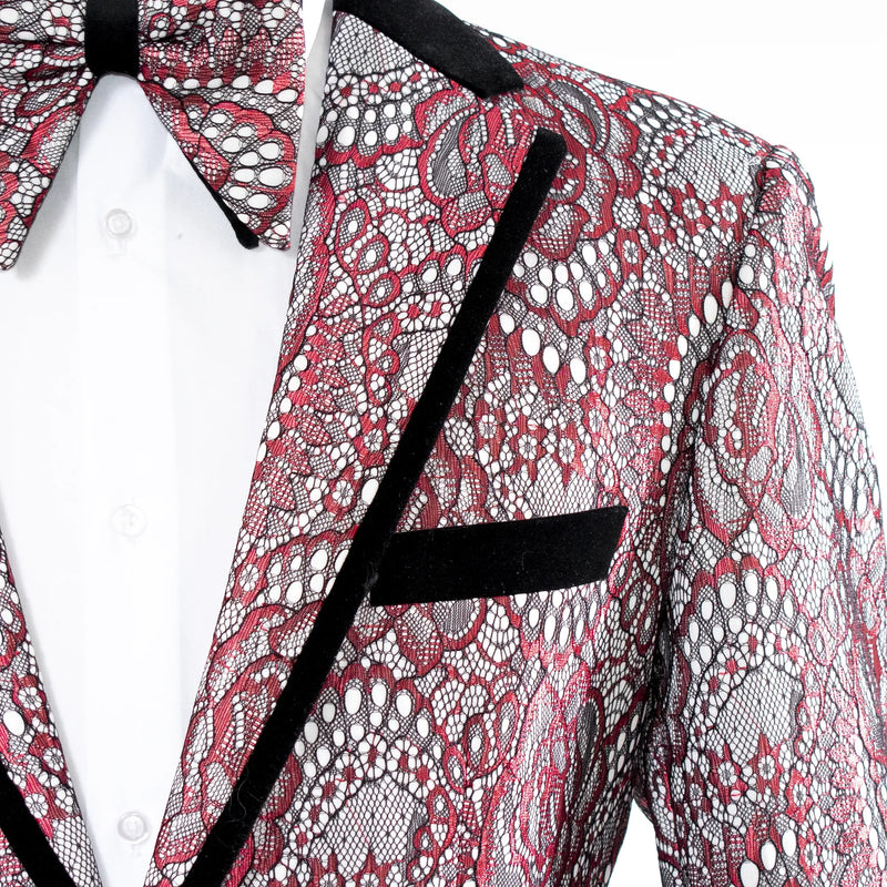 Red Paisley Dinner Jacket