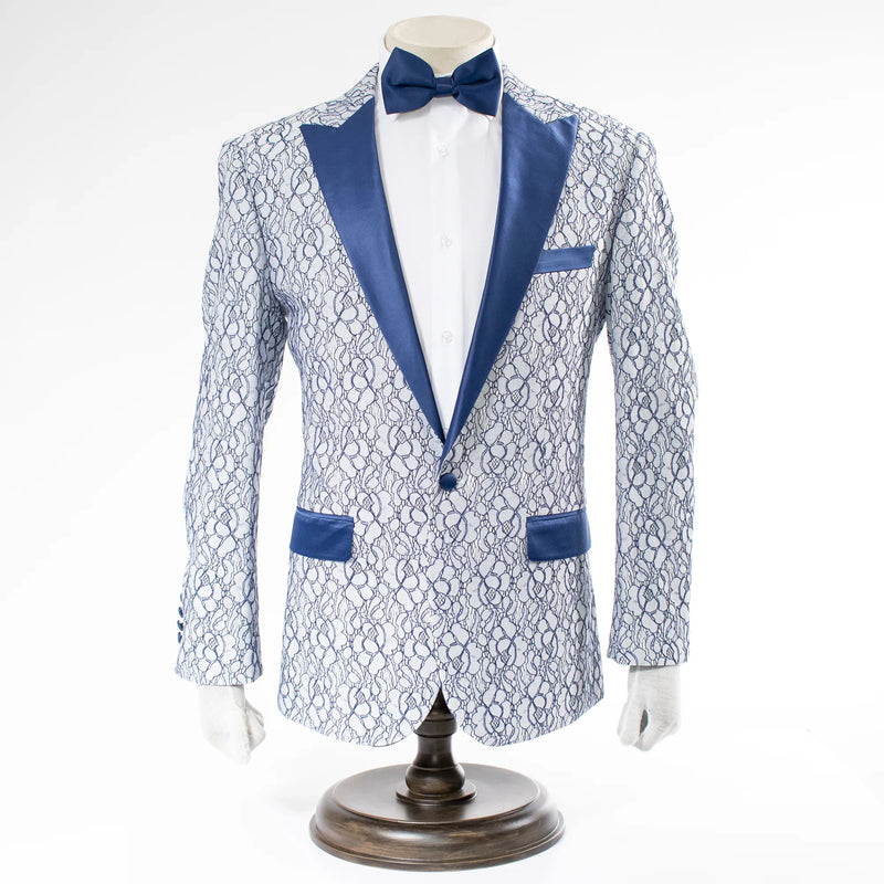 Blue Sky Lace Dinner Jacket