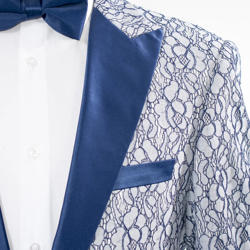 Blue Sky Lace Dinner Jacket