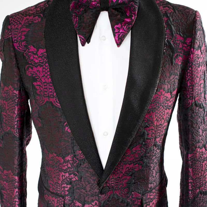 Fuchsia Damask Jacket