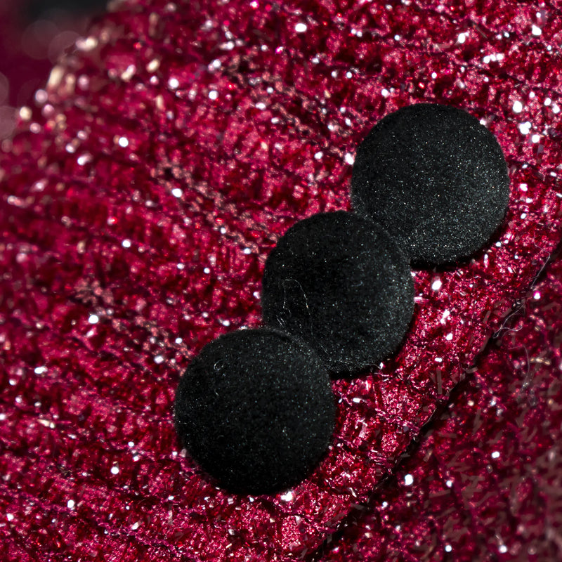 Burgundy Sparkle 3-Piece Slim-Fit Tuxedo