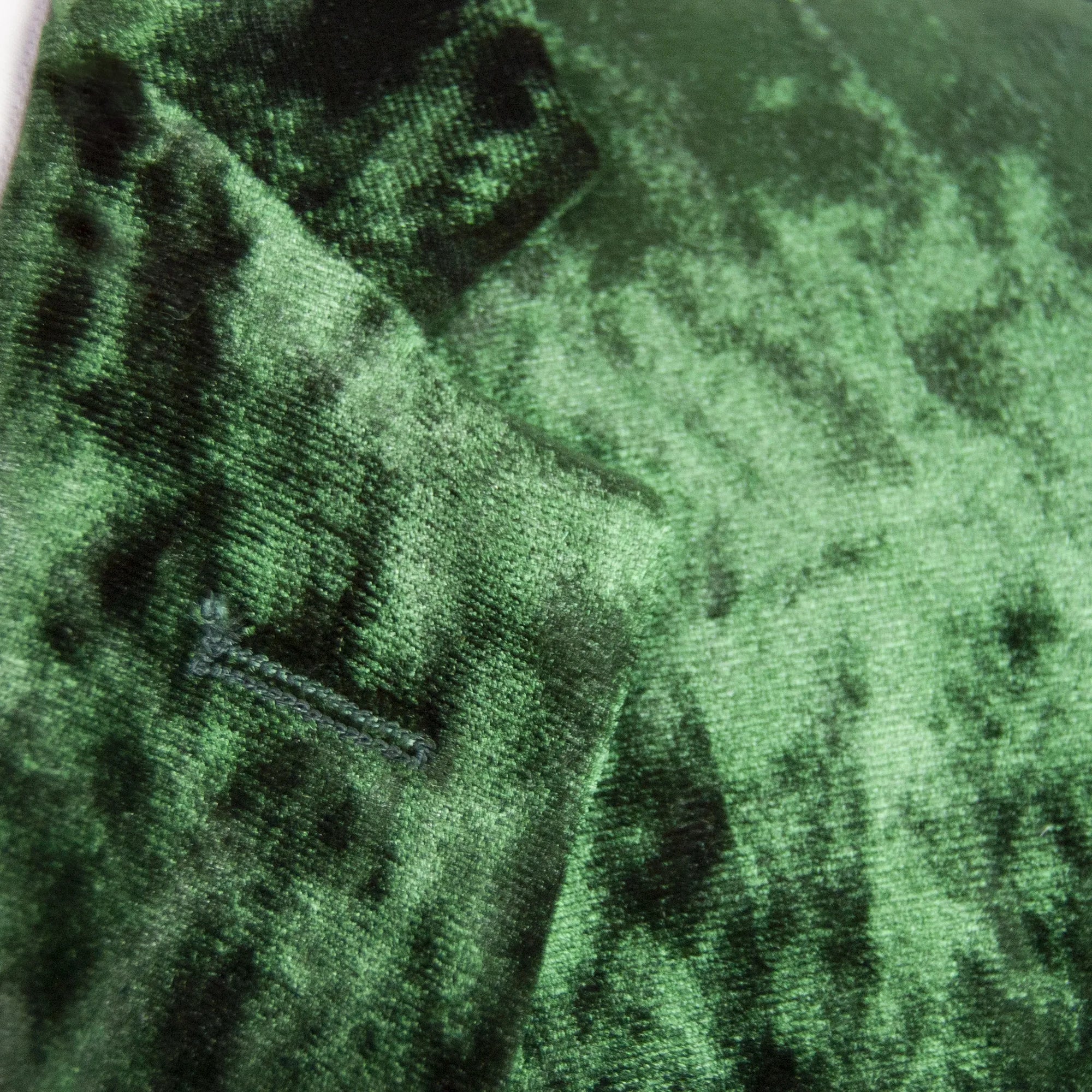 Green Crushed Velvet 2-Piece Slim-Fit Suit