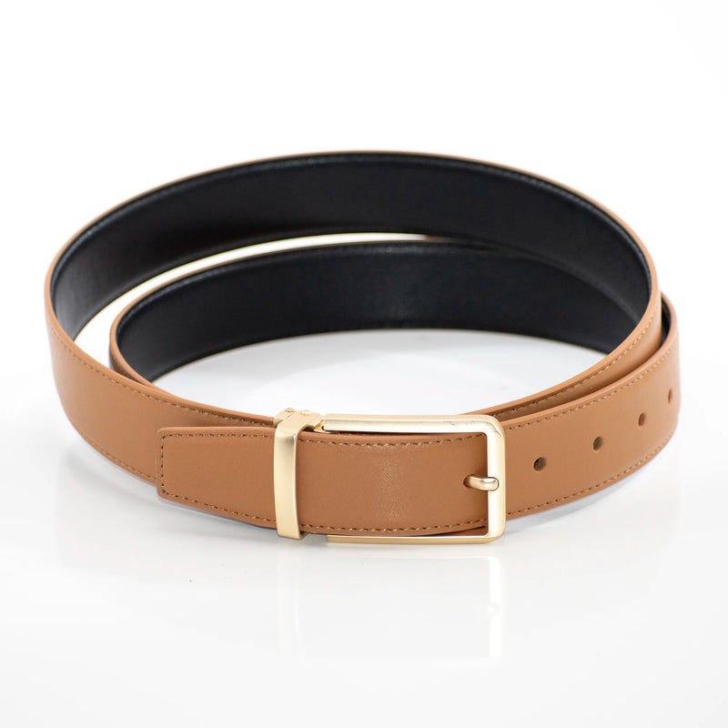 Men's Gold Simple Belt-Buckle