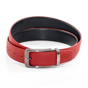 Men's Gunmetal Silver Simple Belt-Buckle