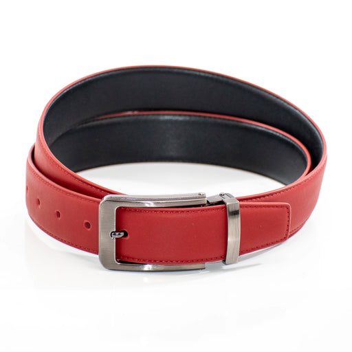 Men's Gunmetal Silver Simple Belt-Buckle