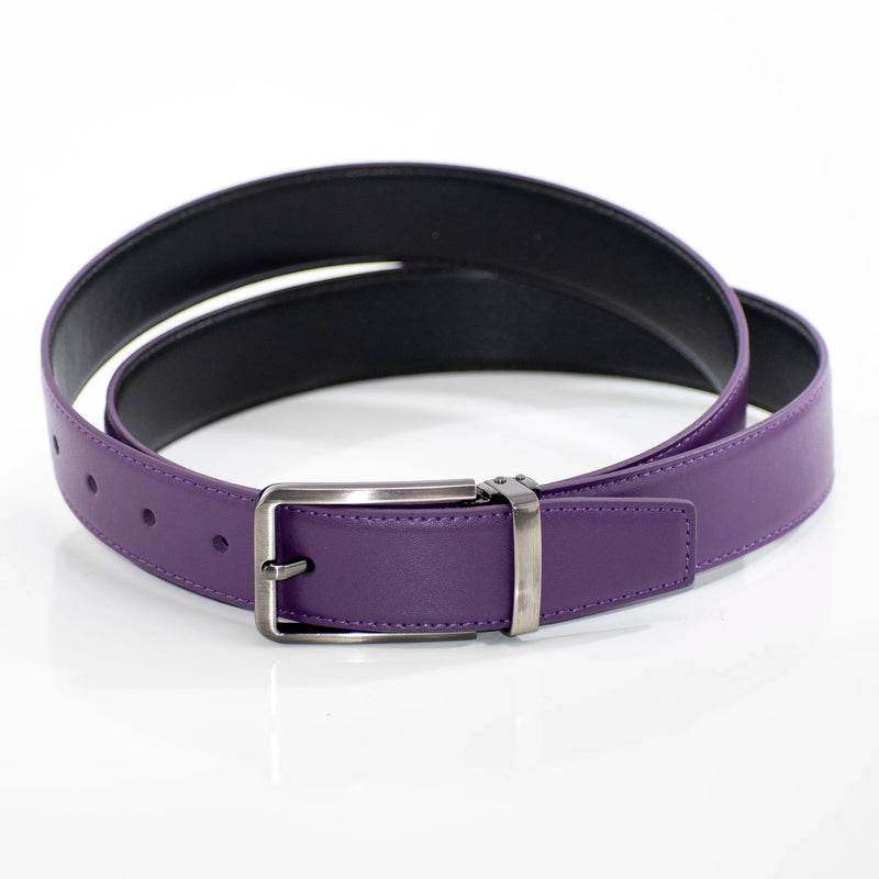 Men's Gunmetal Silver Pronged Belt Buckle