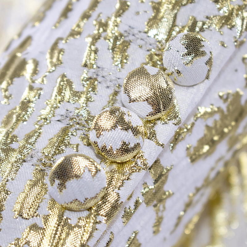 Men's Gold Metallic 2-Piece Slim-Fit Tuxedo Cuffs