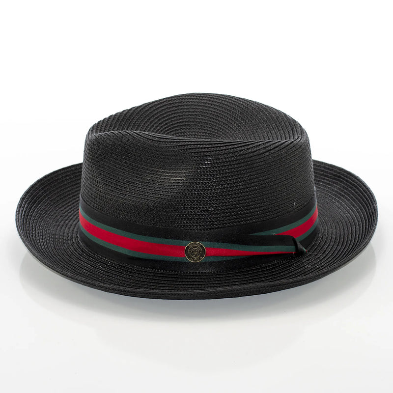 Men's Snap Brim Straw Fedora
