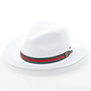 Men's Snap Brim Straw Fedora