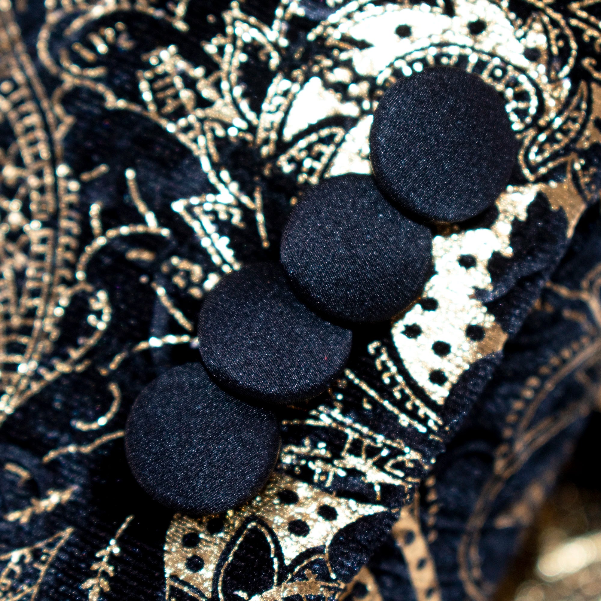 Monte | Gold Paisley 3-Piece Tailored-Fit Tuxedo