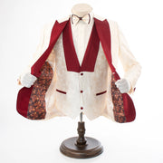 Felix | Ivory Floral 3-Piece Tailored-Fit Tuxedo