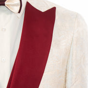 Felix | Ivory Floral 3-Piece Tailored-Fit Tuxedo
