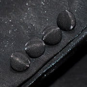 Men's Black Metallic 2-Piece Slim-Fit Suit Cuffs