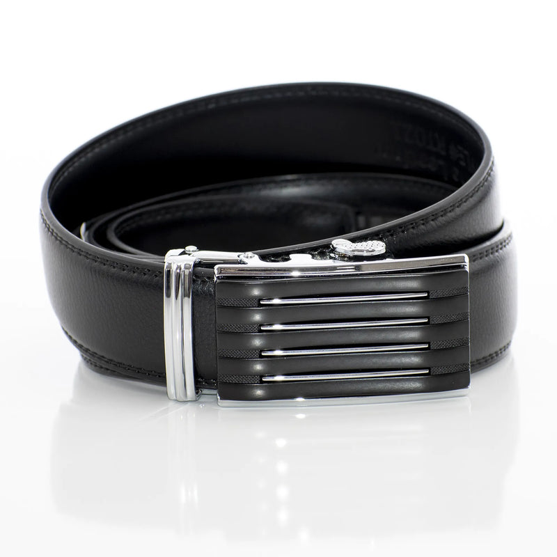 Designer Horizontal Lines Belt Buckle
