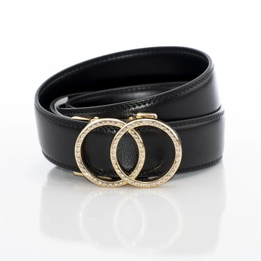 Men's Gold Diamond Rings Belt Buckle