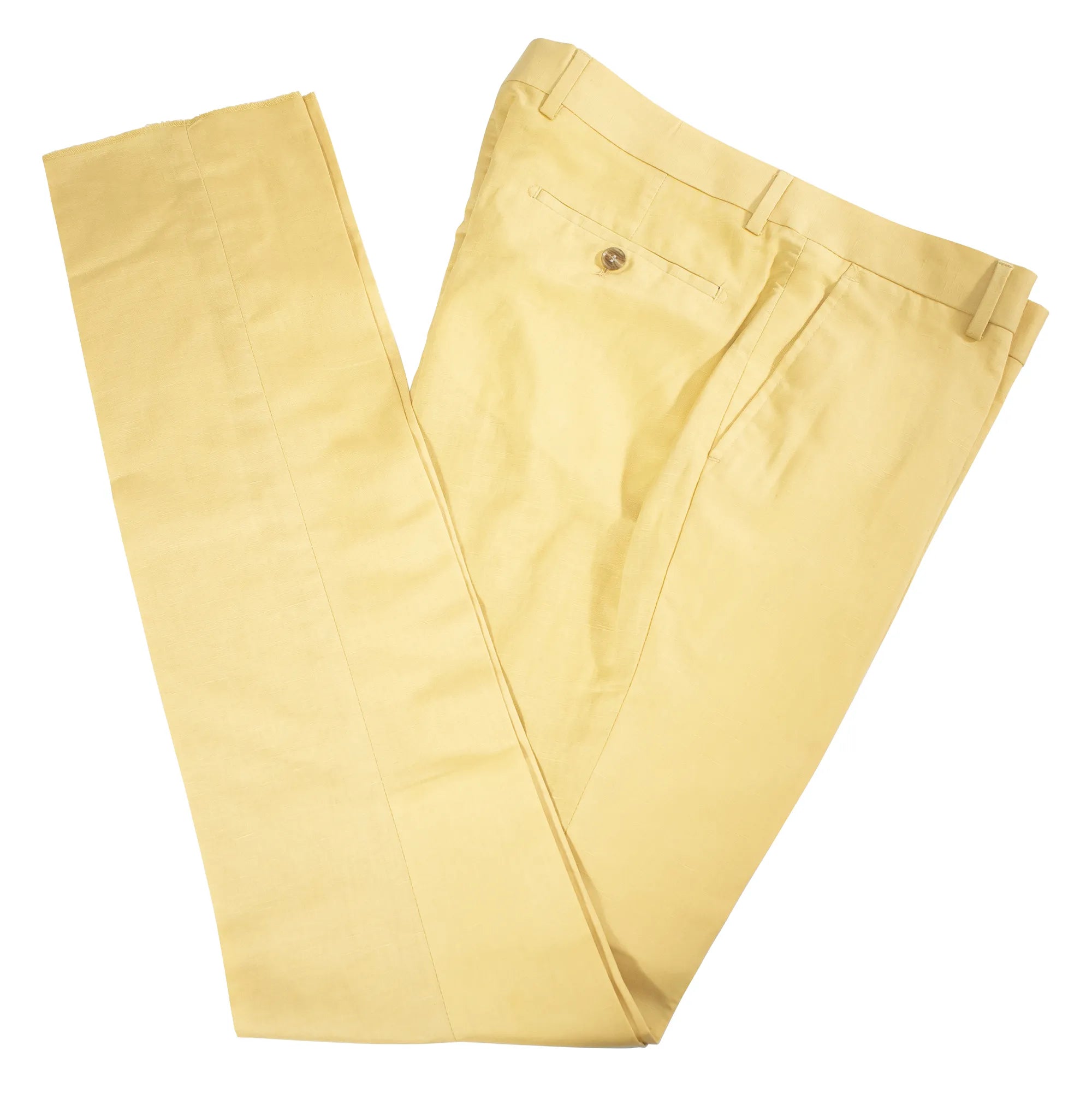 Gold 2-Piece Slim-Fit Linen Suit