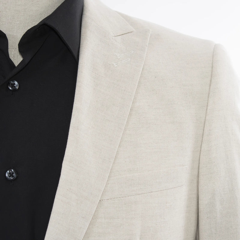 Sand 2-Piece Slim-Fit Linen Suit