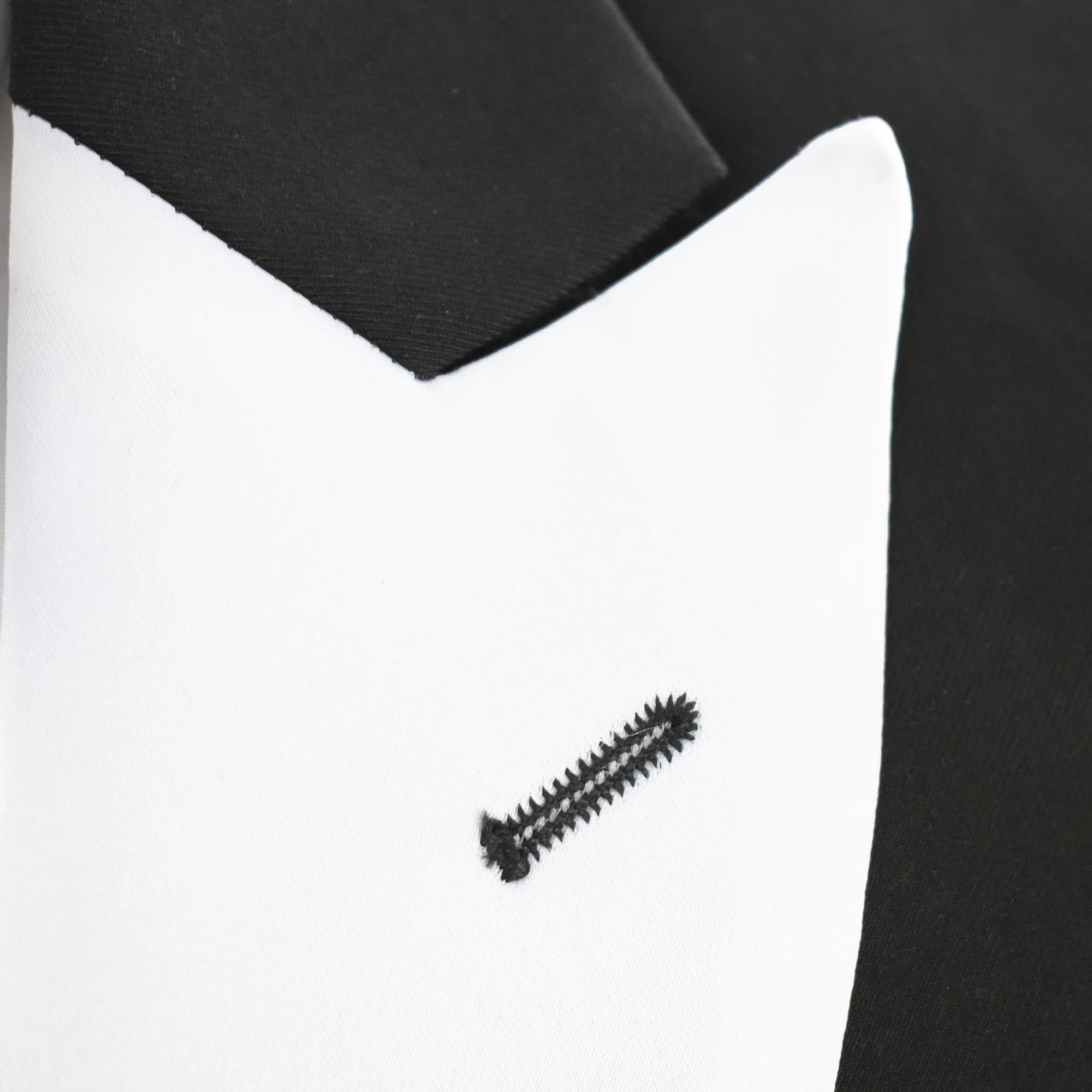 Men's Black 3-Piece Slim-Fit Tuxedo - Peak Lapel