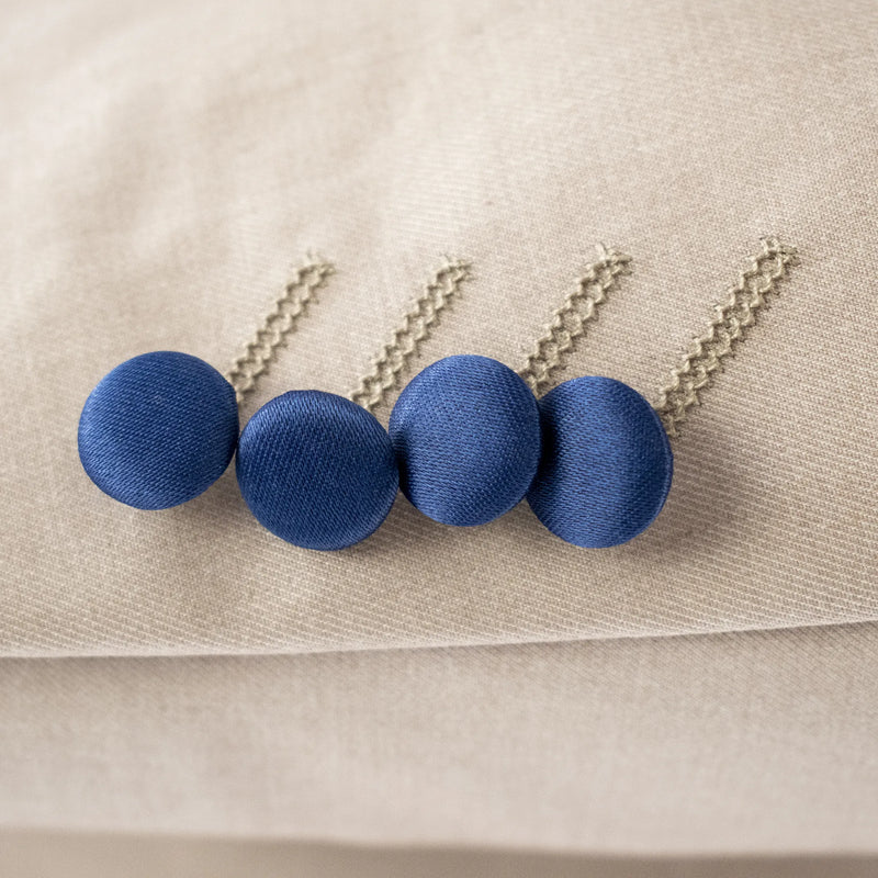 Men's Champagne White 3-Piece Slim-Fit Tuxedo - Button Cuffs