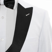 White 3-Piece Slim-Fit Tuxedo