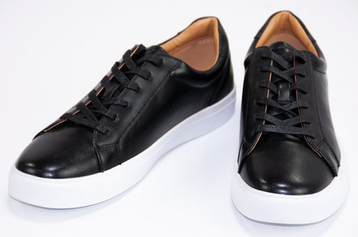 black lace up sneakers