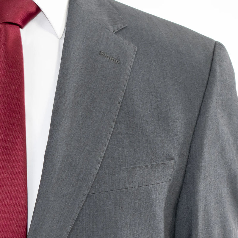 Charcoal Stretch Slim-Fit 2-Piece Suit