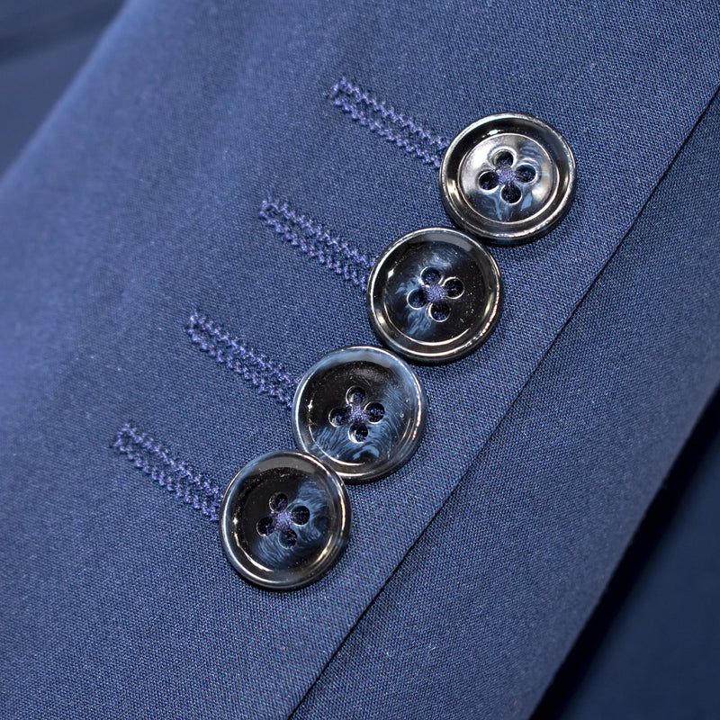 Midnight Blue Stretch Slim-Fit 2-Piece Suit