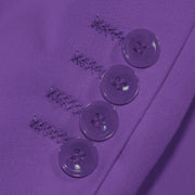 Men's Purple 2-Piece Slim-Fit Suit With Notch Lapels